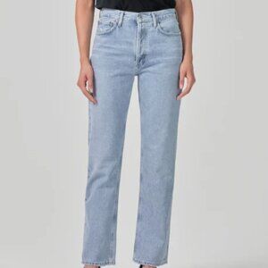 AGOLDE Lana Straight Jean in Riptide